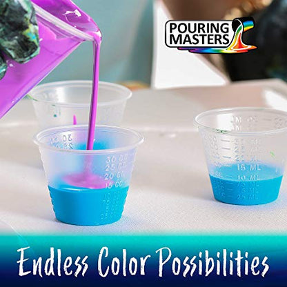 POURING MASTERS Ultramarine Blue Acrylic Ready to Pour Pouring Paint (8 Fl Oz)