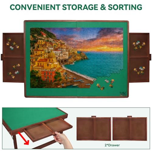 1500 Piece Puzzle Table with Legs (1500 Count)