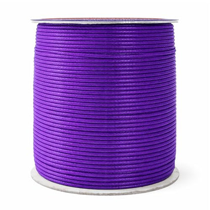 1.5mm Purple Waxed Cord