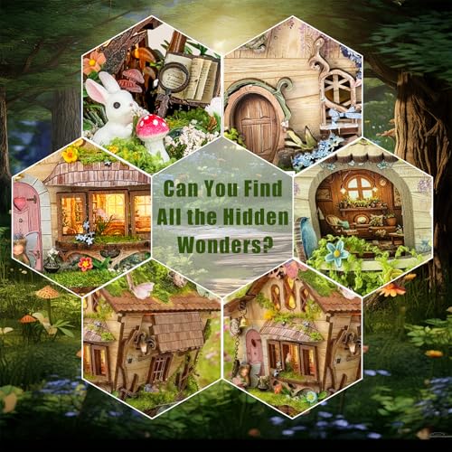DIY Miniature House Kit for Adults