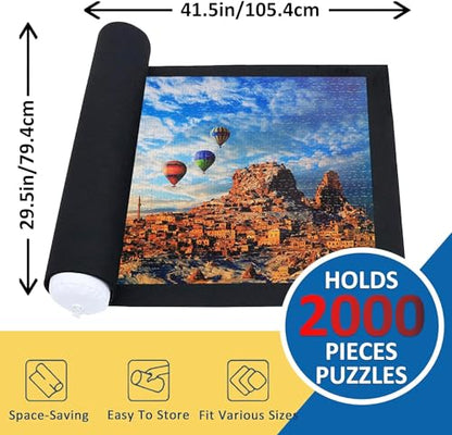 Jigsaw Puzzle Mat Roll Up Fits 2000 1500 1000 Pieces Puzzles