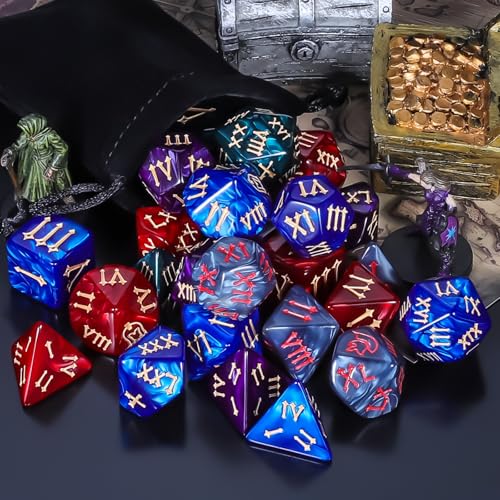 5 Sets Polyhedral Dice (35 Count)