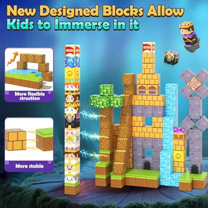 200PCS Magnetic Blocks (200 Count)