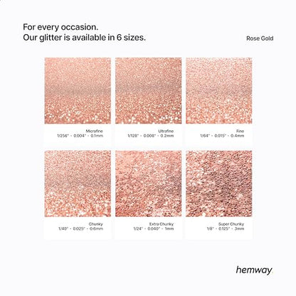 Resin Glitter Rose Gold 100g Ultrafine Polyurethane & Epoxy Glitter (3.5 Ounce)