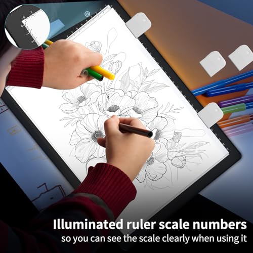 A4 LED Tracing Light Box with 4 Clips