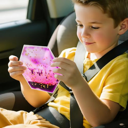 Squishy Liquid Sensory Tiles for Kids (9 Count)