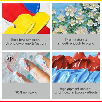 Light AZO Yellow Acrylic Paint (33.8 Fl Oz)