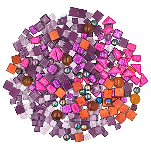 500g Mixed Color Irregular Crystal Mosaic Tiles (17.6 Ounce)