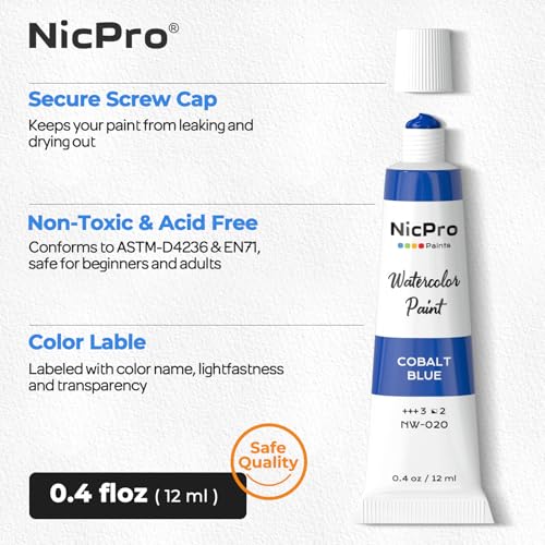 Watercolor Paint Set for Adults