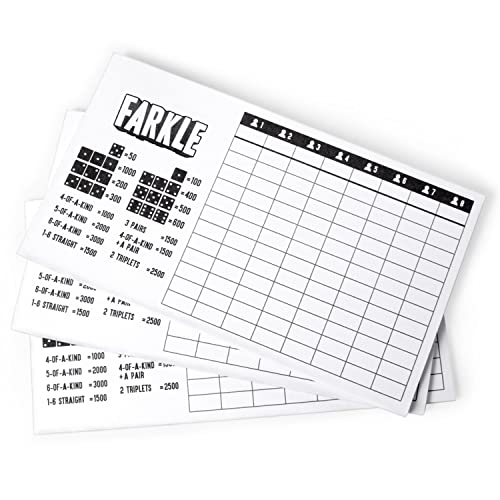 Farkle Scorecards