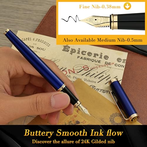 Blue Personalized Fountain Pen