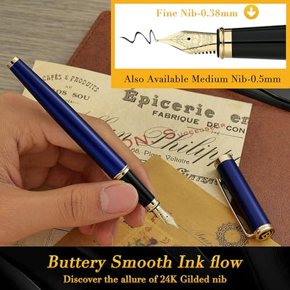Blue Personalized Fountain Pen