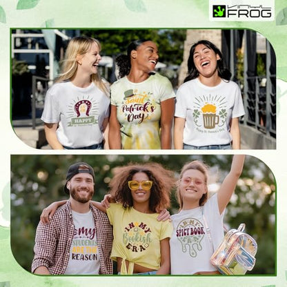 HTV Vinyl Bundle 6 Pack 12"x3ft Heat Transfer Vinyl for T Shirts (6 Count)