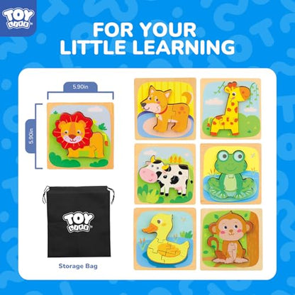 Toddler Puzzles Ages 2 (7 Count)