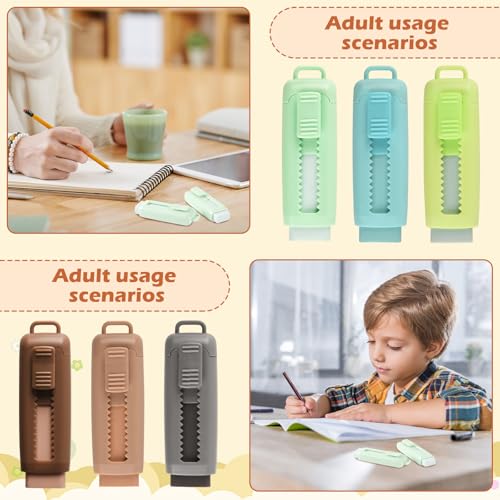 24 Pcs Cute Retractable Eraser for Pencils Cute School Supplies Kawaii Erasers for Kids Fun Cartoon Erasers Back to School Supplies Kid Party Favors Gift