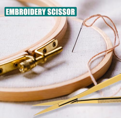 Cross Edge 5 Inch Straight Tip Spring Scissors