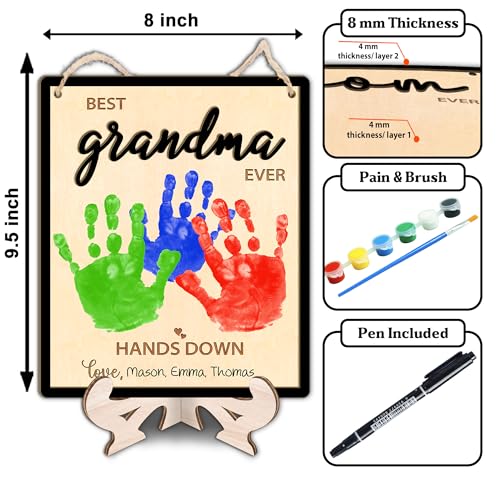 Grandma Handprint Art Sign
