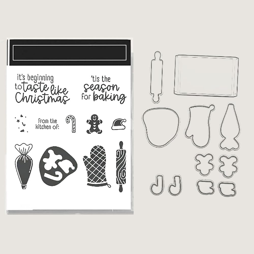 2025-2026 Stamps and Dies for Card Making, Stamps and Dies Set 2025 for Christmas and Halloween, Die Cut DIY Various Festivals Album Scrapbooking Birthdays Greeting Card (M4342) - Crafty Corner