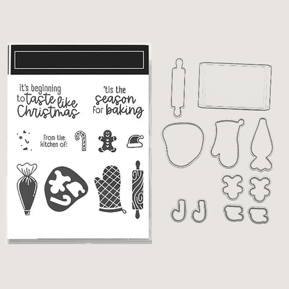 2025-2026 Stamps and Dies for Card Making, Stamps and Dies Set 2025 for Christmas and Halloween, Die Cut DIY Various Festivals Album Scrapbooking Birthdays Greeting Card (M4342) - Crafty Corner