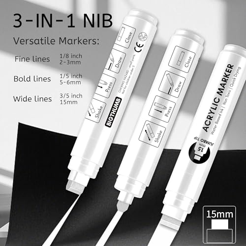 Jumbo Poster Markers Set (12 Count)