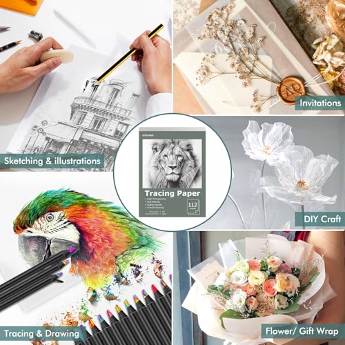 Tracing Paper 8.5" x 11" (112 Count)