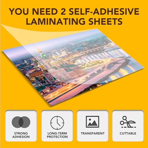 50 PCS Self Laminating Sheets