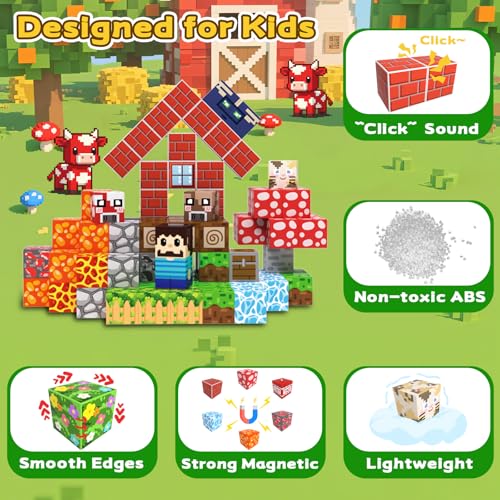 Magnetic Blocks (208 Count)