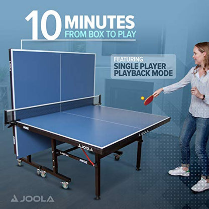 Inside Professional MDF Indoor Table Tennis Table with Quick Clamp Ping Pong Net and Post Set