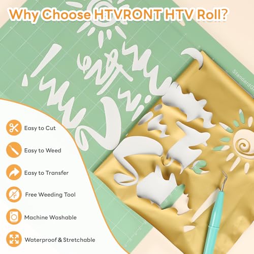 Gold HTV Roll Heat Transfer Vinyl