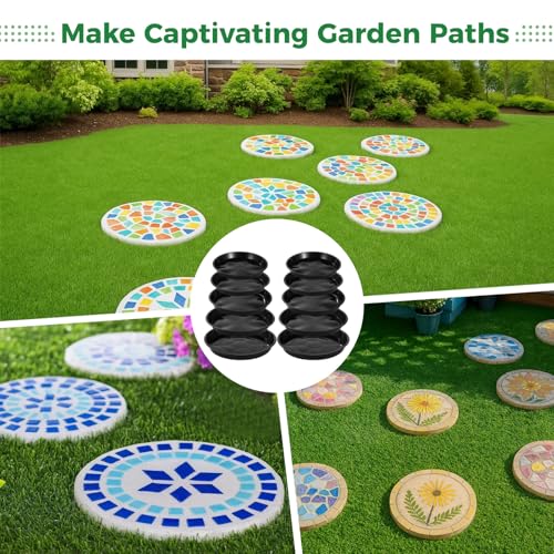 10Pcs Round Stone Molds (10 Count)