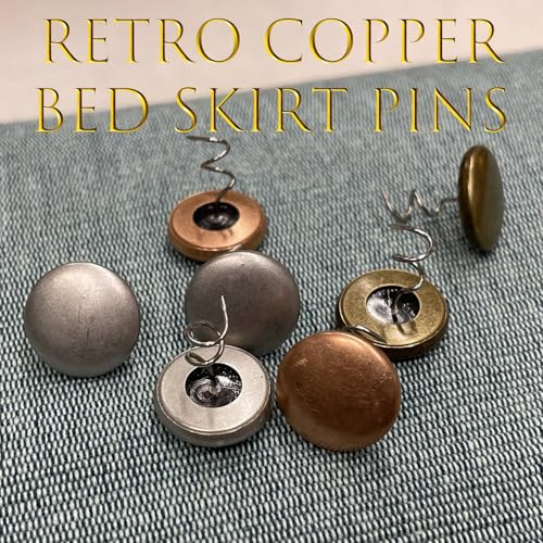 Copper Wrapped Upholstery Twist Pins (12 Count)