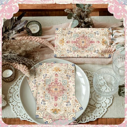 100 Pcs Boho Napkins Paper Guest Towels (100 Count)