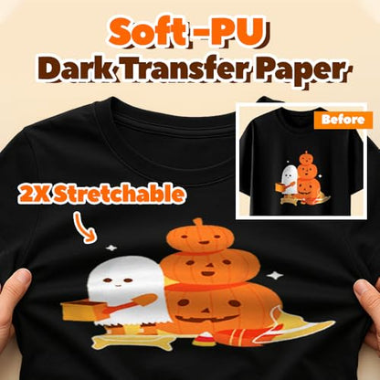 PU Heat Transfer Paper for Inkjet Printer (10 Piece)