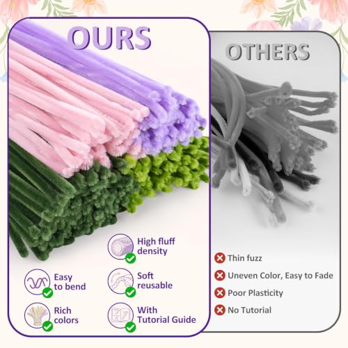 600 PCS Pipe Cleaner Craft