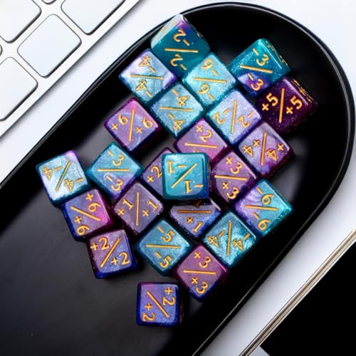 48 PCS MTG Counter Token Dice Abilities Keyword Counters Bulk Creature Stats Buff Magic The Gathering Tokens Dice Set with Bag TCG Card Games Accessories (48 Count)