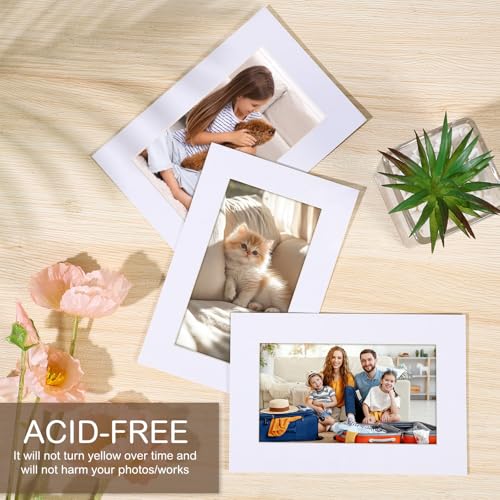 15 Pack 4x6 White Picture Mats (15 Count)