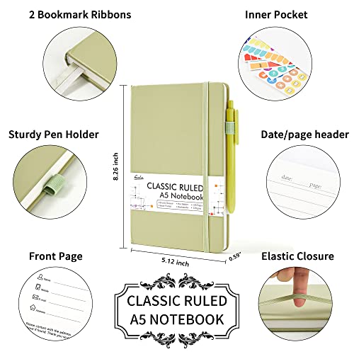 5 Pack Notebooks Journals Bulk (5 Count)
