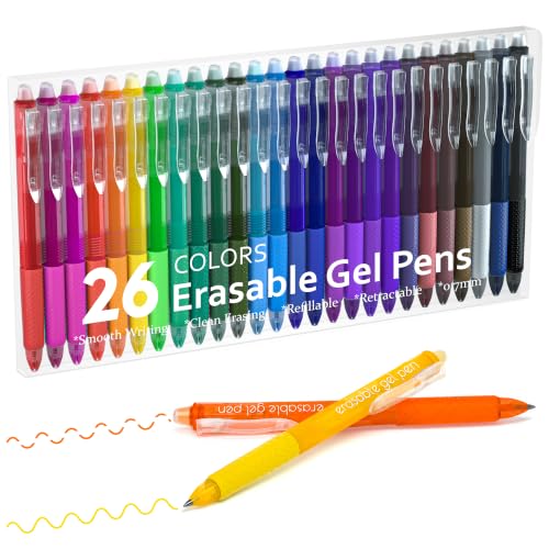 Erasable Gel Pens (26 Count)