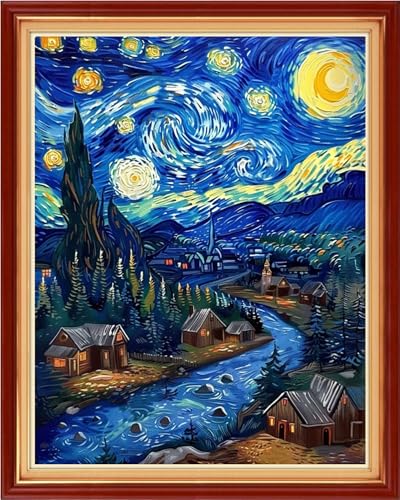Stamped Cross Stitch Kits for Beginners Full Range of Cross Stitching 11 CT Printed Cross Stitch Kits for Adults Cross Stitch Patterns Needlepoint Kits