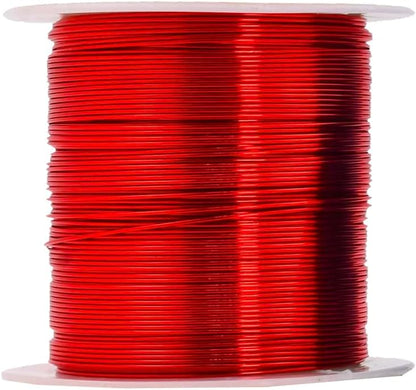 Mandala Crafts 22 Gauge Anodized Aluminum Craft Wire for Jewelry Making - 400 FT Colored Flexible Rainbow Wire - Bendable for Bonsai Armature Crafting Sculpting - Crafty Corner