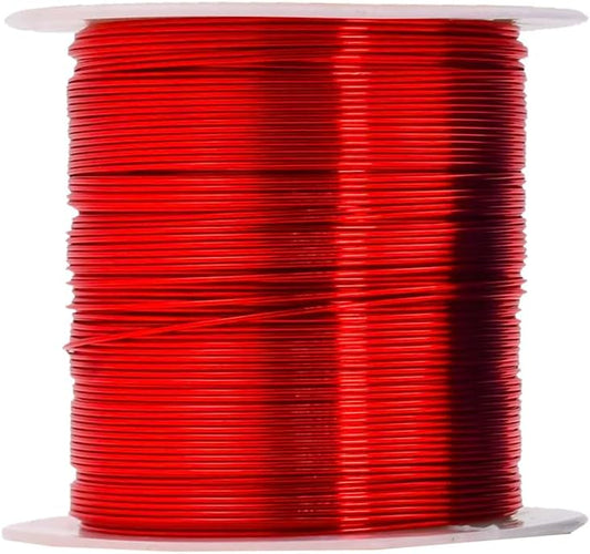 Mandala Crafts 22 Gauge Anodized Aluminum Craft Wire for Jewelry Making - 400 FT Colored Flexible Rainbow Wire - Bendable for Bonsai Armature Crafting Sculpting - Crafty Corner