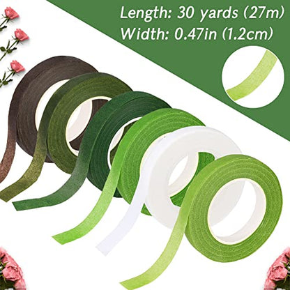 6 Rolls Floral Tape (540 Foot)