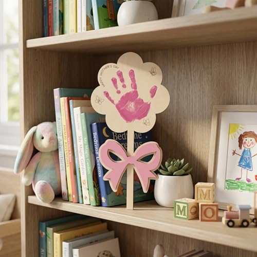 DIY Mothers Day Crafts for Kids Handprint Art