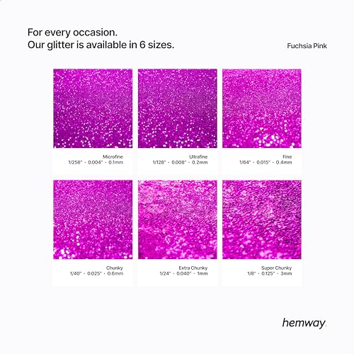 Resin Glitter Fuchsia Pink 100g Microfine (3.5274 Ounce)