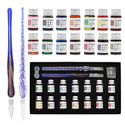 Glass Dip Calligraphy Pen Set (2 Count)