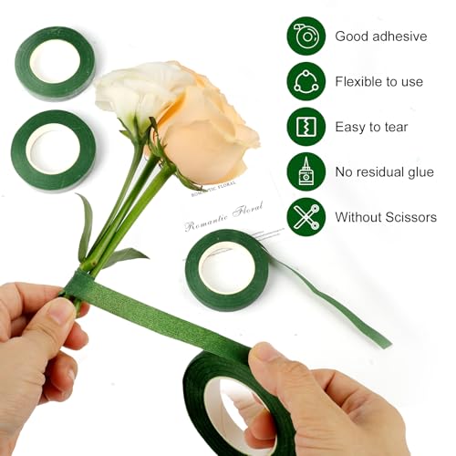 8 Rolls Floral Tape 1 (8 Count)