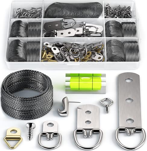 Picture Wire Hanging Kit 100+ Pieces (100 Count)
