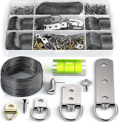 Picture Wire Hanging Kit 100+ Pieces (100 Count)