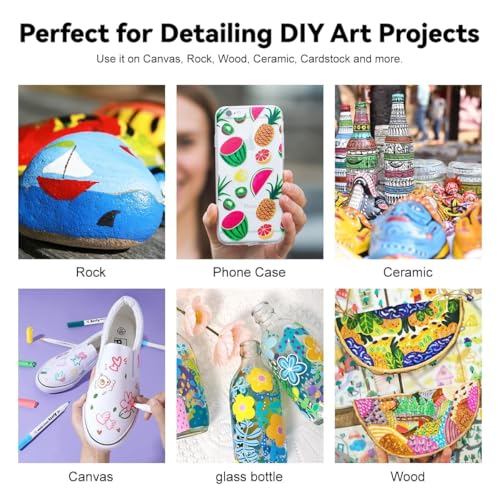 30 Colors Acrylic Paint Pens for Rock Painting