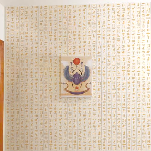 Egyptian Hieroglyphs Stencils (6 Count)